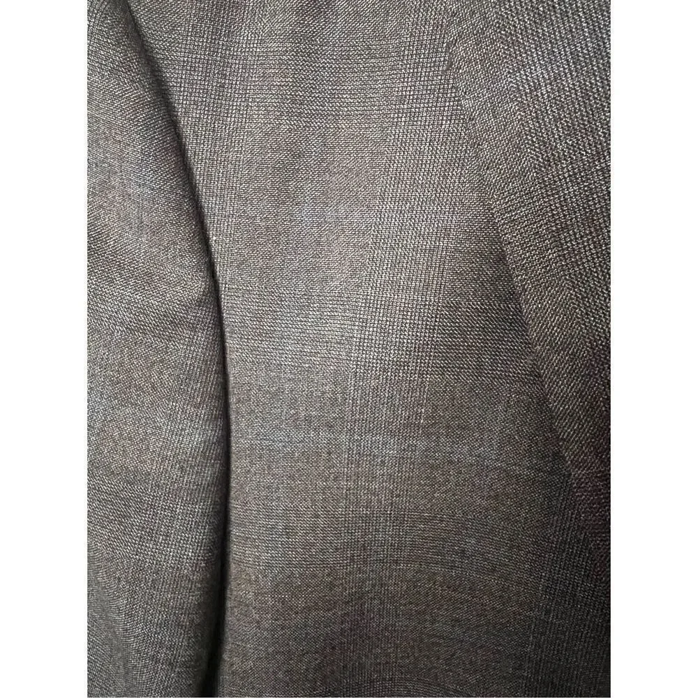 Peter Millar Flynn windowpane  two button wool suit sz 44R